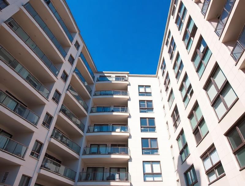 Apartamento moderno usado como investimento para aluguel