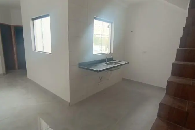 Cobertura para Venda em Santo André, Cidade São Jorge, 2 dormitórios, 2 banheiros, 1 vaga