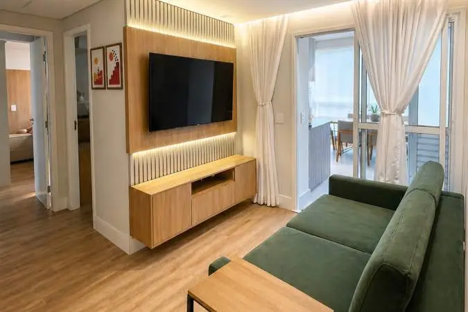 Apartamento para Venda em São Bernardo do Campo, Vila Lusitânia, 2 dormitórios, 1 suíte, 2 banheiros, 1 vaga