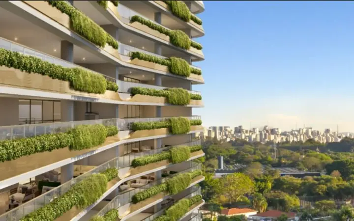 Apartamento para Venda em São Paulo, Moema, 4 dormitórios, 4 suítes, 5 banheiros, 4 vagas