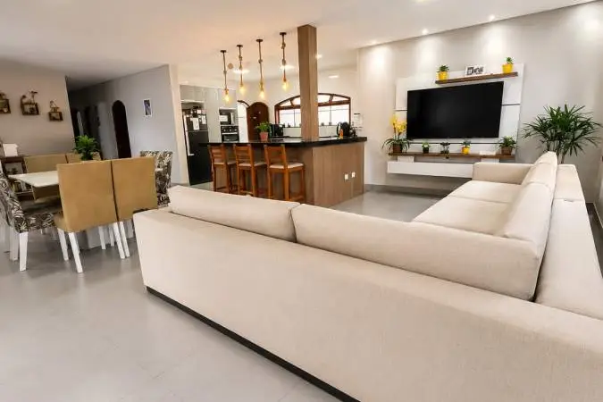 Casa para Venda em Praia Grande, Flórida, 4 dormitórios, 3 suítes, 5 banheiros, 3 vagas