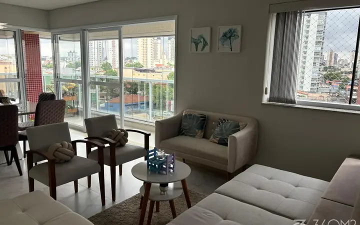 Apartamento para Venda em Santo André, Silveira, 3 dormitórios, 3 suítes, 5 banheiros, 3 vagas