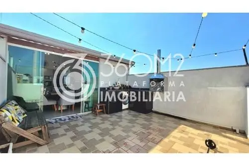 Cobertura para Venda em Santo André, Parque Novo Oratório, 2 dormitórios, 1 suíte, 3 banheiros, 1 vaga