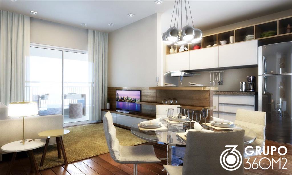 Apartamento para Venda em Santo André, Campestre, 2 dormitórios, 1 suíte, 2 banheiros, 2 vagas - previa