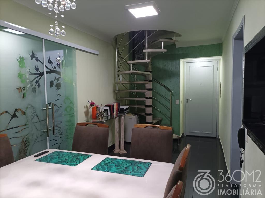 Cobertura Duplex para Venda em Santo André, Casa Branca, 3 dormitórios, 1 suíte, 2 banheiros, 2 vagas