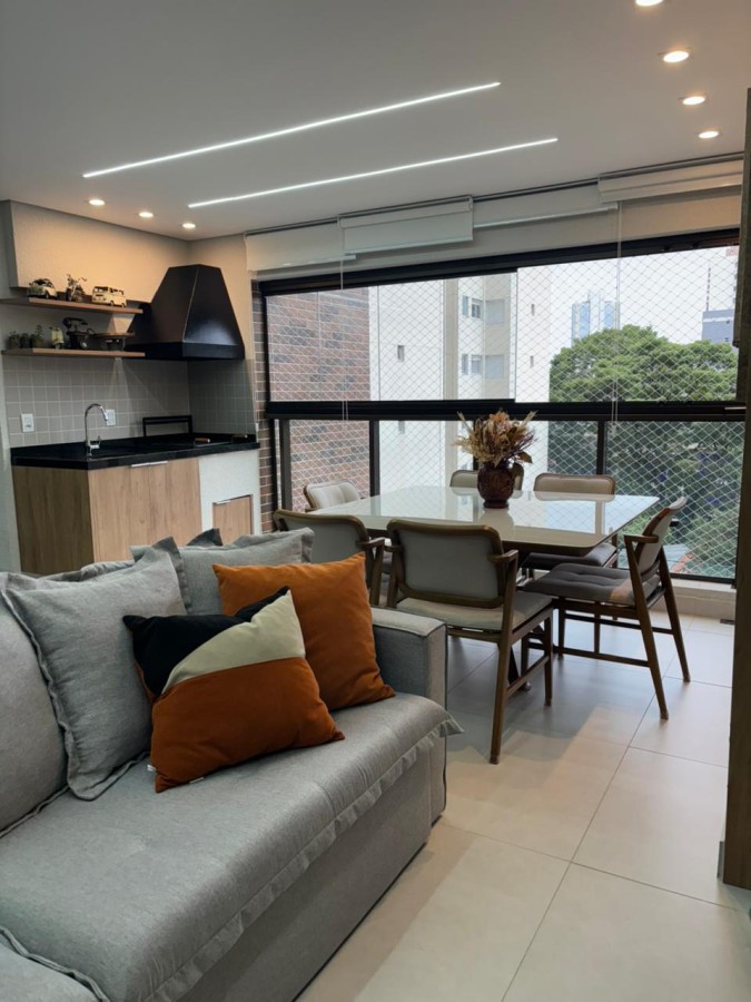 Apartamento para Venda em Santo André, Vila Assunção, 3 dormitórios, 3 suítes, 4 banheiros, 2 vagas - apoio