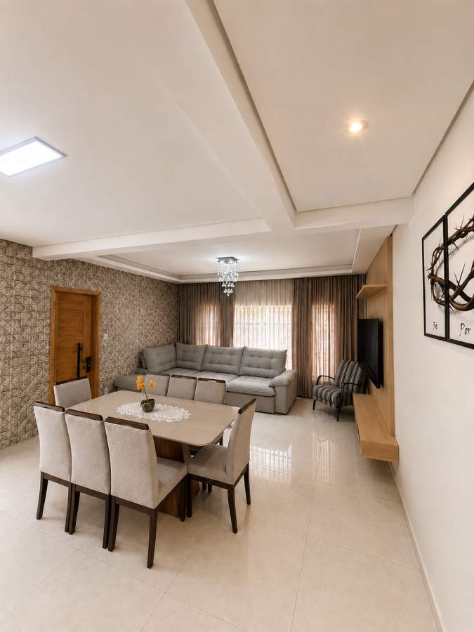 Casa para Venda em Santo André, Vila Camilópolis, 3 dormitórios, 3 suítes, 6 banheiros, 5 vagas - apoio