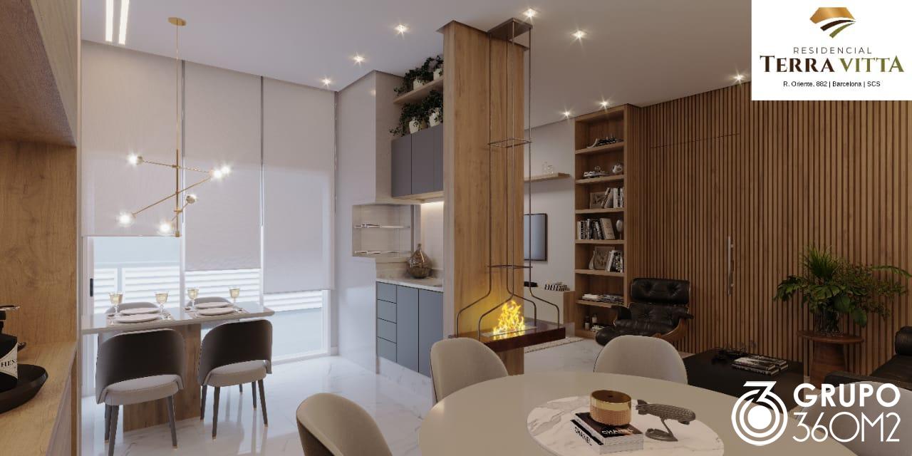 Apartamento para Venda em São Caetano do Sul, Barcelona, 2 dormitórios, 2 suítes, 3 banheiros, 2 vagas