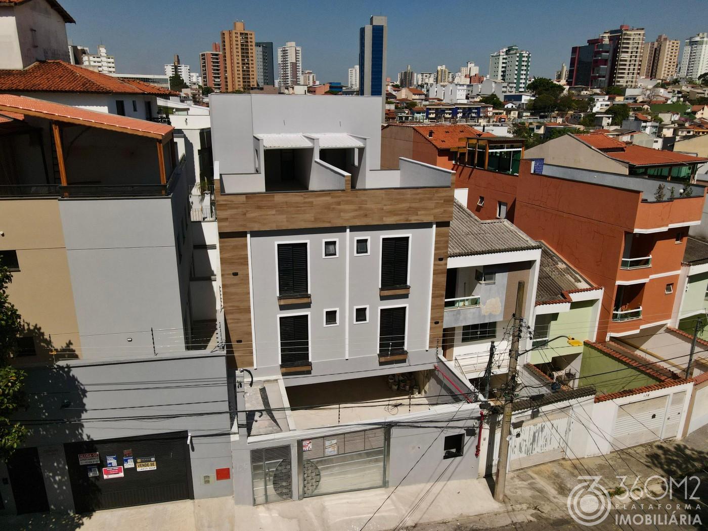 Cobertura para Venda em Santo André, Vila Guiomar, 2 dormitórios, 1 banheiro, 1 vaga - apoio