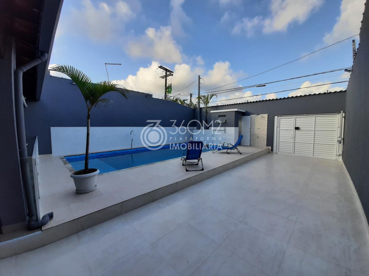 Casa para Venda em Itanhaém, Balneário Jequitibá, 5 dormitórios, 2 suítes, 4 banheiros, 10 vagas - apoio