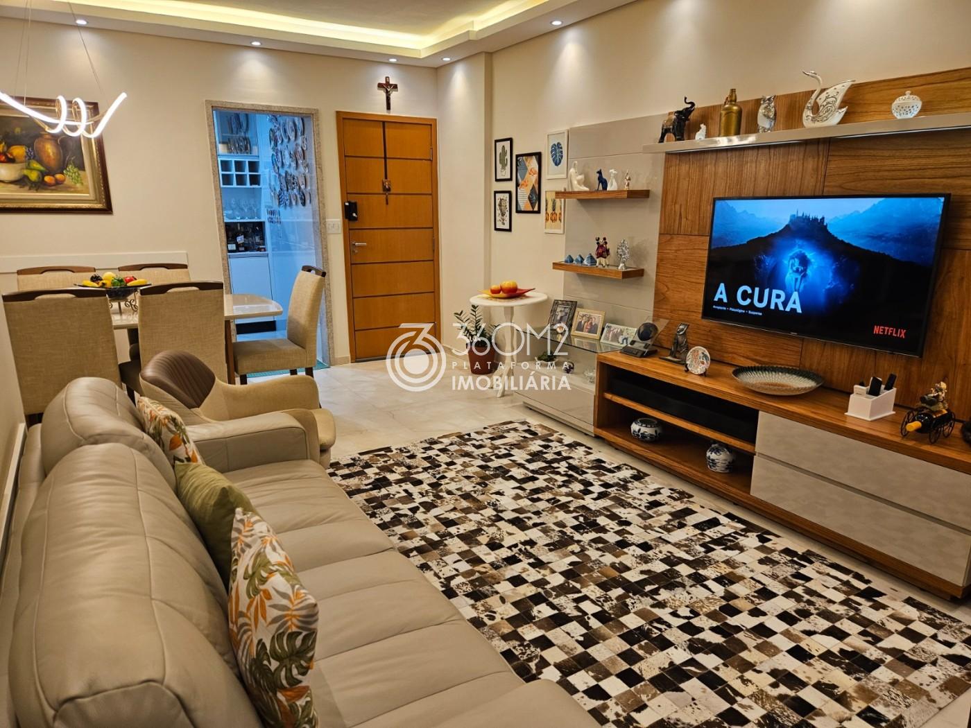 Apartamento para Venda em Praia Grande, Canto do Forte, 3 dormitórios, 2 suítes, 3 banheiros, 2 vagas - previa